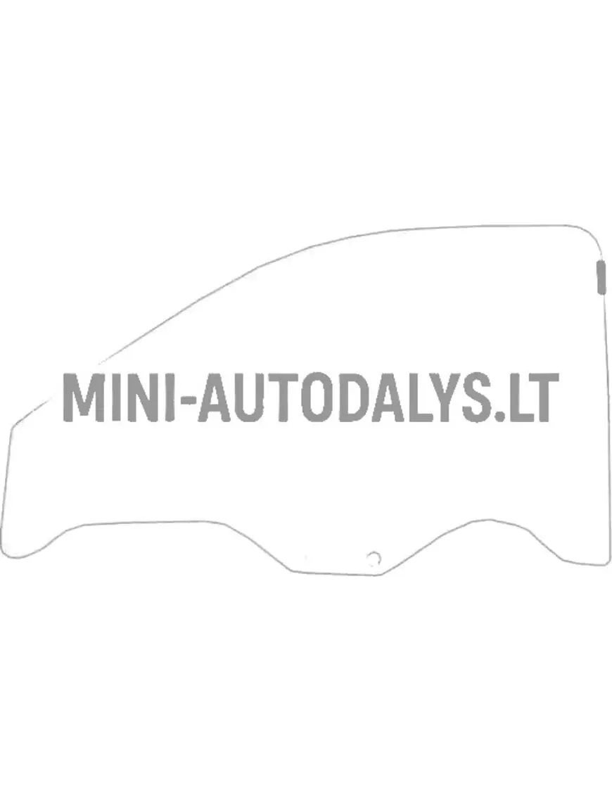 Kairės pusės durų stiklas Microcar MGO / Ligier JS60