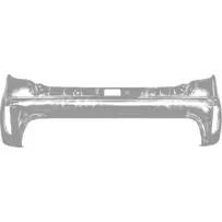 Galinis bamperis Ligier JS50/JS50L Ph2/Ph3 Sport (juodas)