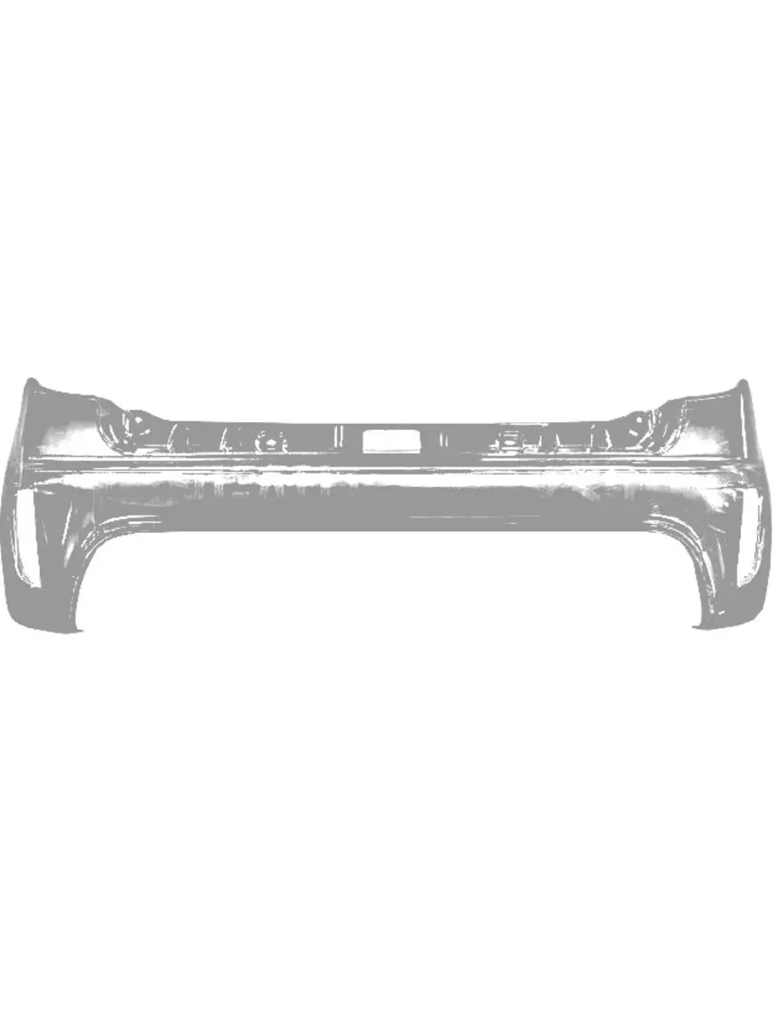 Galinis bamperis Ligier JS50/JS50L Ph2/Ph3 Sport (juodas)
