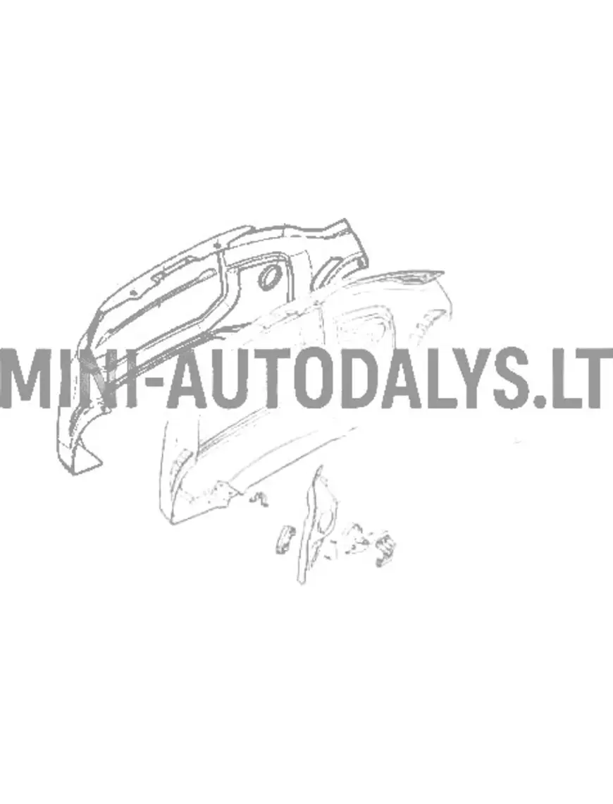 Priekinis bamperis Ligier JS50/JS50L Ph1 Sport