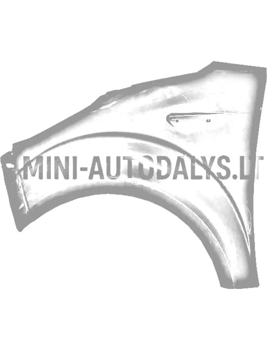 Priekinis kairės pusės sparnas Ligier JS50/JS50L Ph2/Ph3 Asfalto pilka