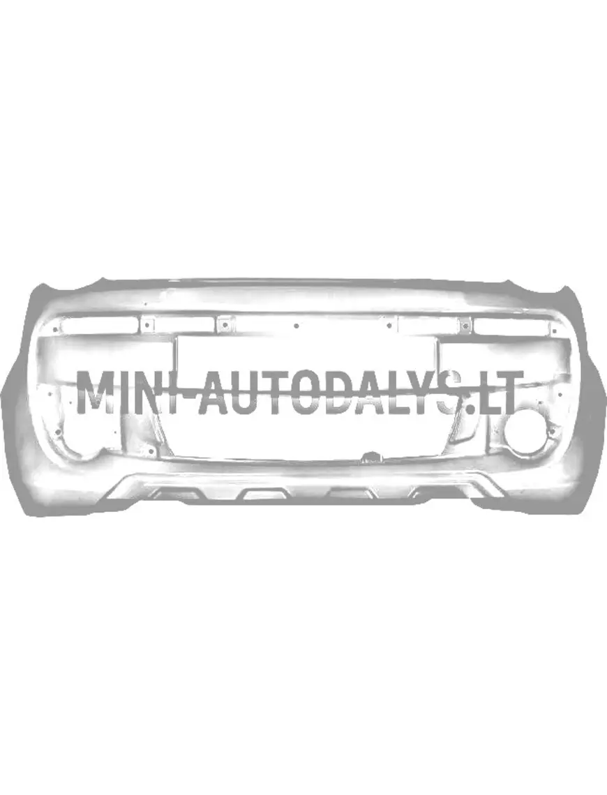 Priekinis bamperis Microcar MGO3 / MGO4 / Due2 / Due3 (perlamutrinės baltos spalvos)