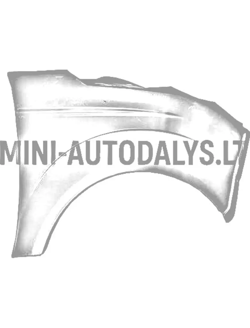 Priekinis dešinysis sparnas Microcar MGO3/4 Due2/3 (perlamutro baltos spalvos)