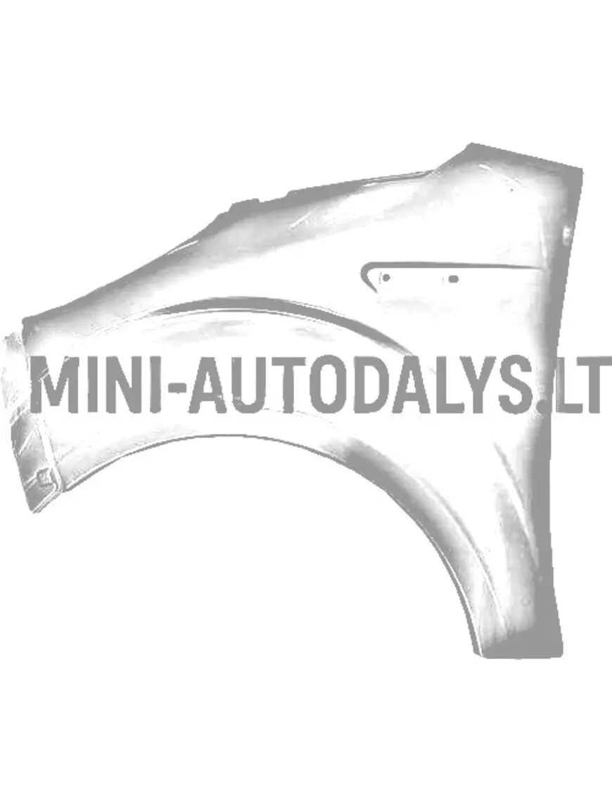 Priekinis sparnas Ligier JS50 / JS50L Ph2/Ph3 (perlamutro baltos spalvos)