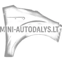Priekinis dešinysis sparnas Ligier JS50 / JS50L Ph2/Ph3 (perlamutro baltos spalvos)