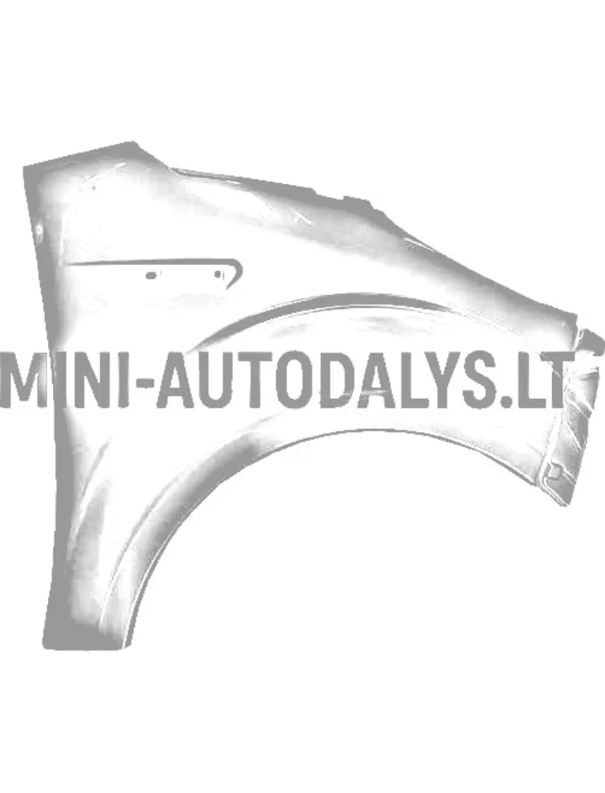 Priekinis dešinysis sparnas Ligier JS50 / JS50L Ph2/Ph3 (perlamutro baltos spalvos)