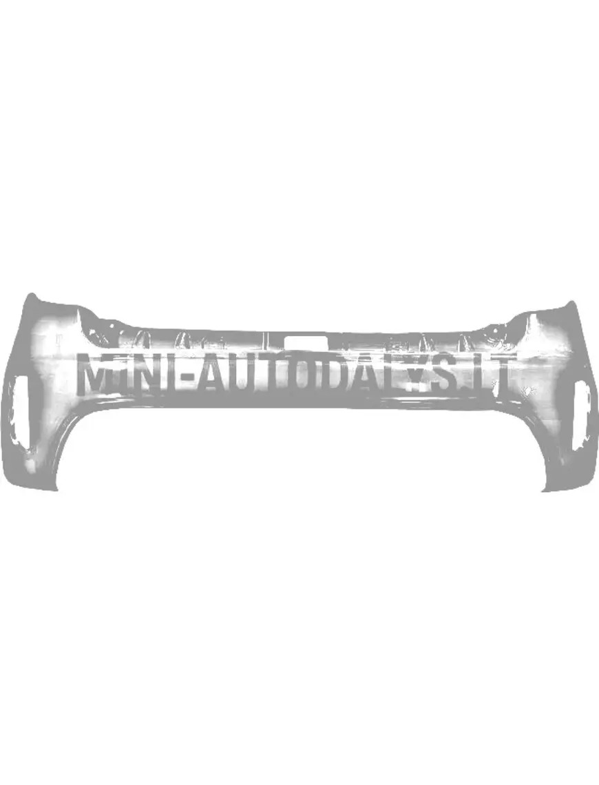 Galinis bamperis Ligier JS50 / JS50L Ph3 (asfalto pilka)