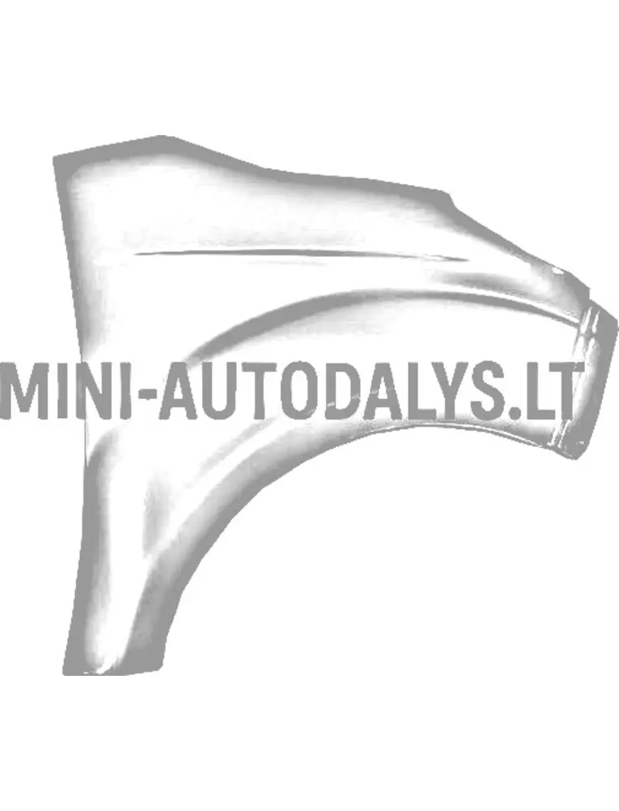 Priekinis dešinysis sparnas Ligier JS50 / JS50L Ph1 (perlamutrinės baltos spalvos)