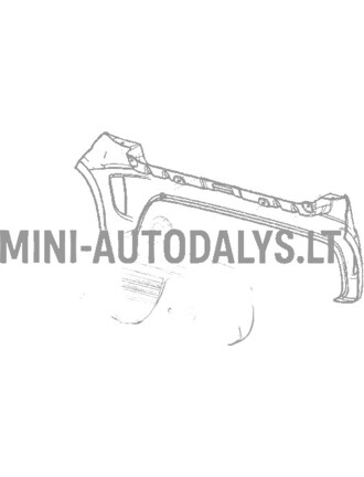 Galinis bamperis Ligier JS50/JS50L Ph2/Ph3 Sport