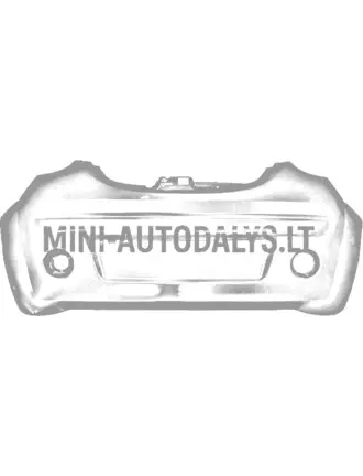 Galinis bamperis Microcar Due (perlamutrinės baltos spalvos)