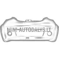 Galinis bamperis Microcar Due (perlamutrinės baltos spalvos)