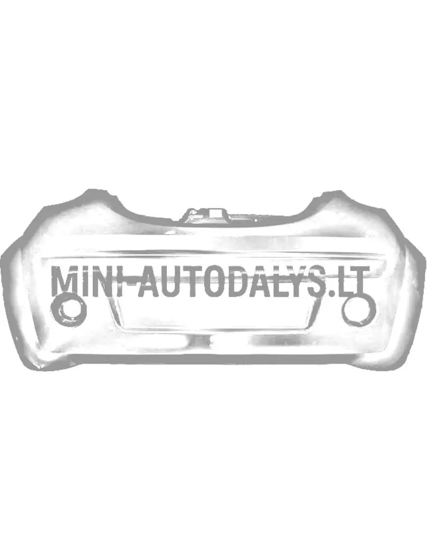Galinis bamperis Microcar Due (perlamutrinės baltos spalvos)