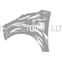 Priekinis kairės pusės sparnas Ligier JS50/JS50L Ph2/Ph3 (intensyviai juodas)