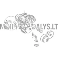 Priekinis dešinysis variklio laikiklis Ligier / Microcar (Lombardini 502 Progress)