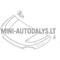 Priekinis dešinysis variklio dangčio lankstas Microcar MGO6 / Due6