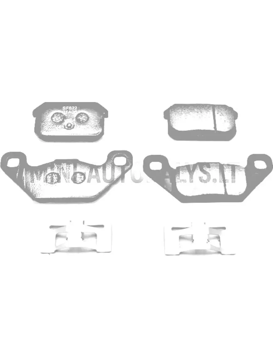 Galinės stabdžių trinkelės Ligier / Microcar / Due / Myli