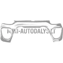 Priekinis bamperis Microcar MGO6 Highland (dykumos pilka)