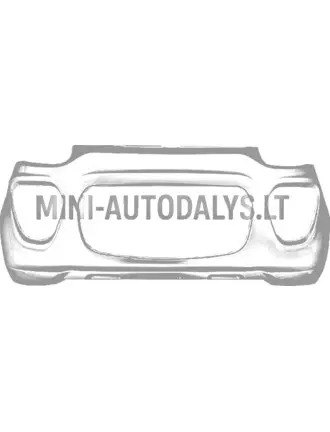 Priekinis bamperis Microcar MGO6 / Due 6 (desertinės pilkos spalvos)