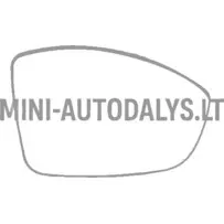Dešinysis veidrodžio stiklas V2 Ligier JS50 PH4 / JS60 PH2