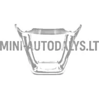 Apdailos detalė apatinė vairo dalis Ligier / Microcar (chromuota)