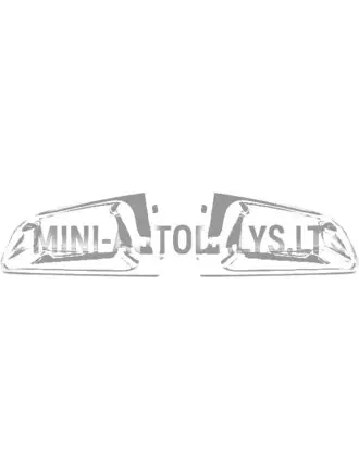 Kairės ir dešinės pusės vairo apdailos detalės Ligier / Microcar (Chrome)