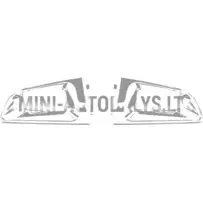 Kairės ir dešinės pusės vairo apdailos detalės Ligier / Microcar (Chrome)
