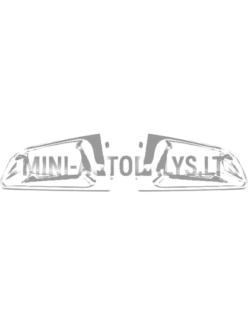 Kairės ir dešinės pusės vairo apdailos detalės Ligier / Microcar (Chrome)