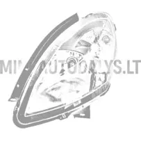 Kairysis priekinis žibintas Ligier IXO / Ligier JS50 ph1 (juodas)