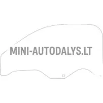 Kairės pusės durų langas Microcar Dėl