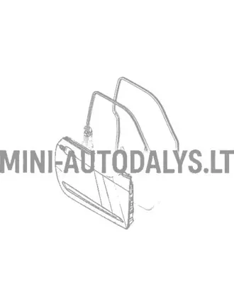 Dešinės pusės durų panelė Ligier JS50 / JS50L