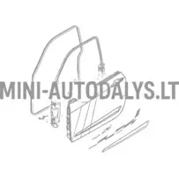 Kairės pusės durų skydelis Ligier JS50 / JS50L