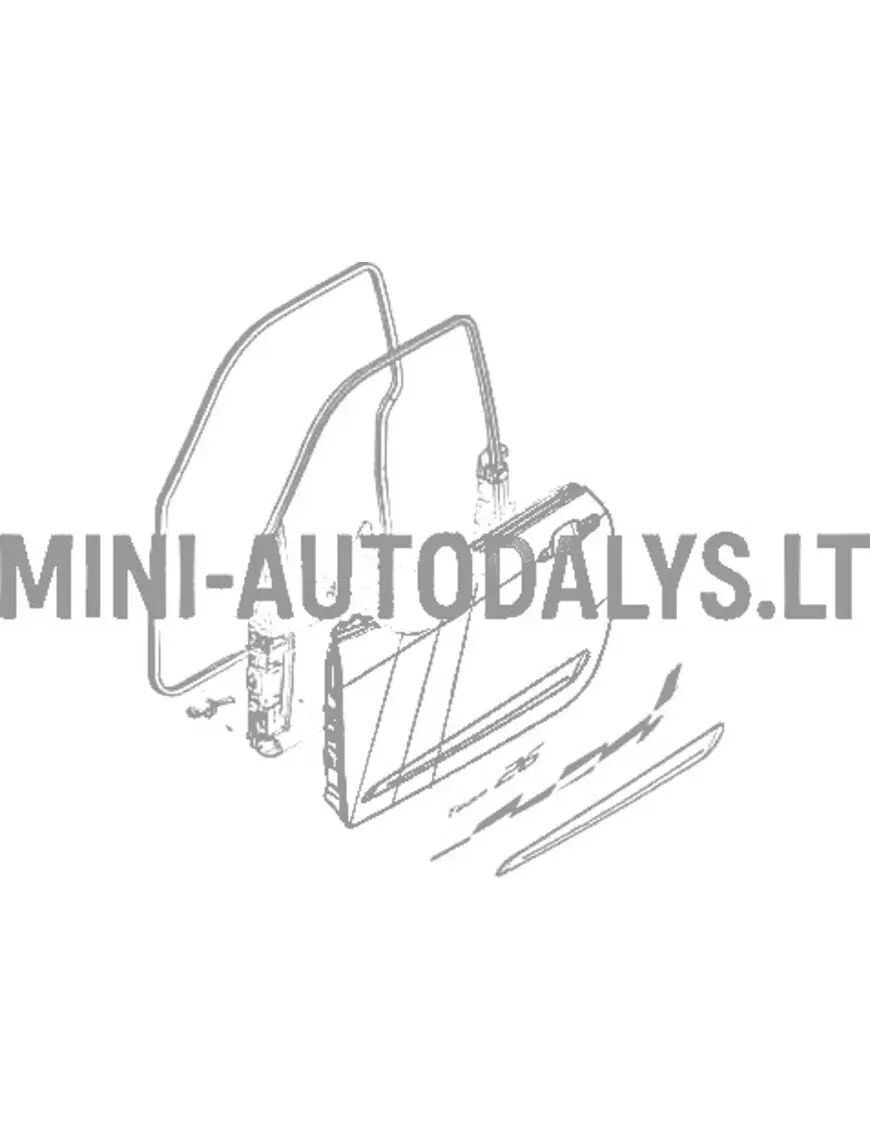 Kairės pusės durų skydelis Ligier JS50 / JS50L