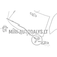 Priekinių valytuvų variklio laikiklis Ligier JS50/JS50L Ph1