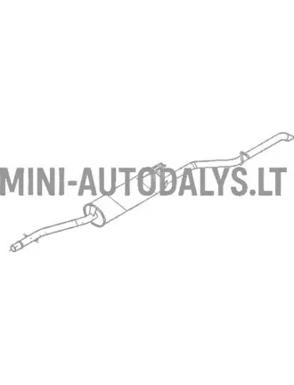 Išmetimo galinis duslintuvas Microcar / Ligier (Lombardini Progress)