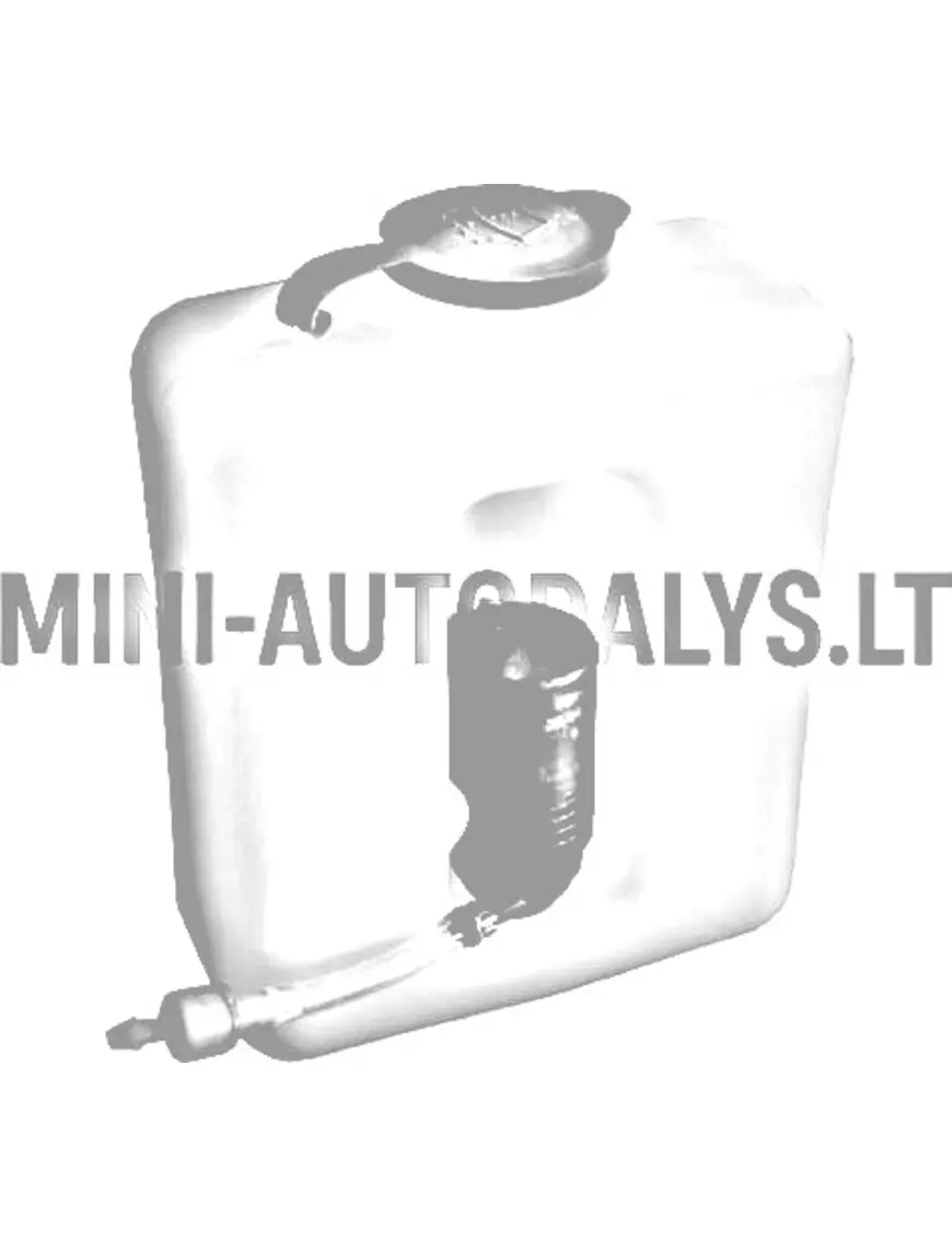 Priekinio stiklo ploviklio rezervuaras ir siurblys Microcar