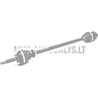 Priekinis kairės pusės varomasis velenas Ligier IXO / JS50 / JS50L Ph1 / Ph2