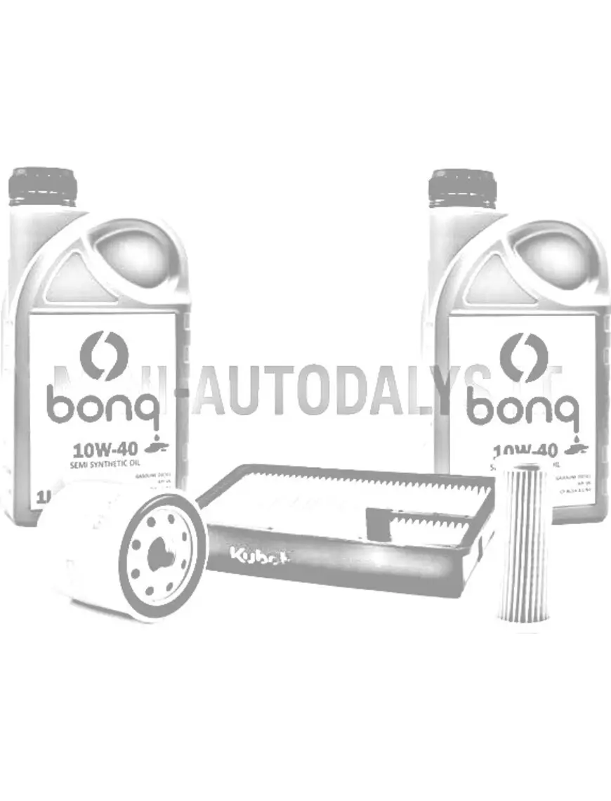 Filtrų paketas 2 Aixam Kubota Z402 + 2 litrai variklinės alyvos