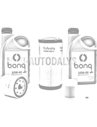 Filtrų paketas Aixam Kubota Z482 + 2 litrai variklinės alyvos