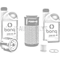 Filtrų paketas Aixam Kubota Z482 + 2 litrai variklinės alyvos