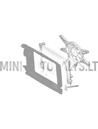 Radiatoriaus dangtelis Ligier IXO