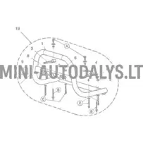 Priekinio bamperio rinkinys Microcar MGO Highland X