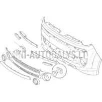Priekinio kairiojo rūko žibinto laikiklis Microcar MGO4 / Dué 3