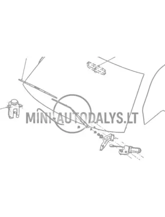 Priekinio valytuvo svirtis Ligier JS50 / JS50L Ph1