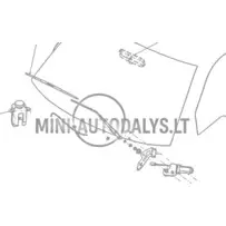 Priekinio valytuvo svirtis Ligier JS50 / JS50L Ph1