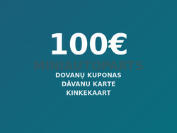 Dovanų kuponas 100€