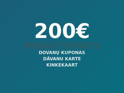 Dovanų kuponas 200€