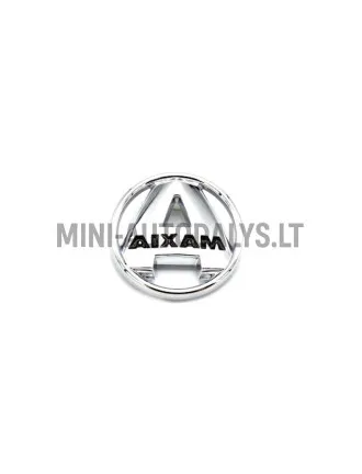 Logotipo emblema "Aixam" gaubtas / galinės durys