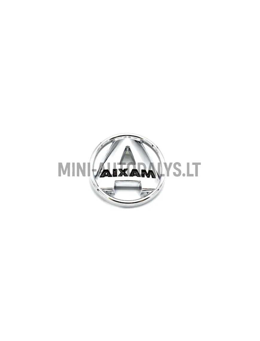 Logotipo emblema "Aixam" gaubtas / galinės durys