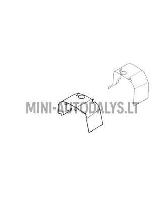 Vidinis sparnas / purvasaugis priekinis dešinysis Microcar MGO1 / MGO2 / Ligier JSRC