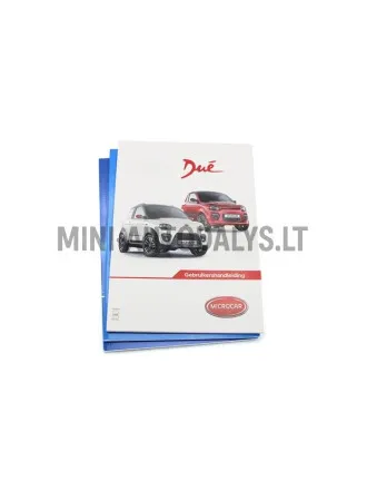 Instrukcijų knyga Microcar MGO 6 / Due 6 (olandų kalba)